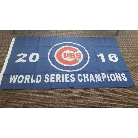 Chicago Cubs 2016 World Series Champs Banner F38 - Picture 2 of 2